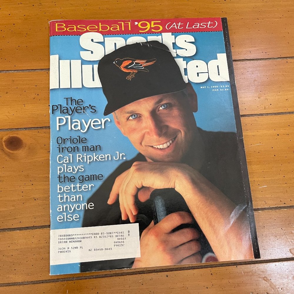 Baltimore Orioles Cal Ripken MLB BASEBALL 1995 Sports Illustrated Magazine!